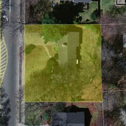 680 Walnut St, Newton, MA 02459 aerial view