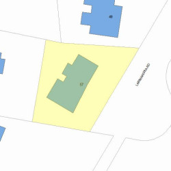57 Lawmarissa Rd, Newton, MA 02468 plot plan