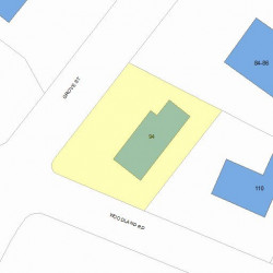 94 Grove St, Newton, MA 02466 plot plan