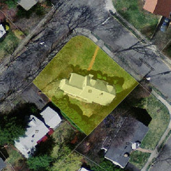 83 Elinor Rd, Newton, MA 02461 aerial view