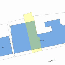 307 Auburn St, Newton, MA 02466 plot plan