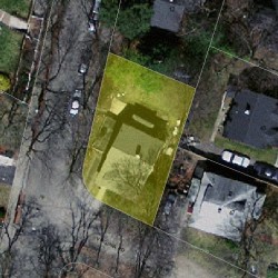 11 Virginia Rd, Newton, MA 02466 aerial view