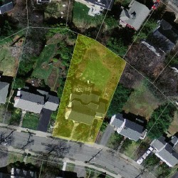 55 Miller Rd, Newton, MA 02459 aerial view