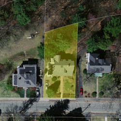 65 Hancock Ave, Newton, MA 02459 aerial view