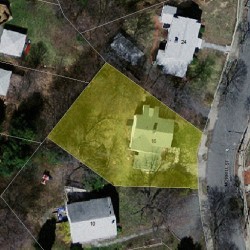 16 Morrill St, Newton, MA 02465 aerial view