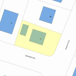 73 Falmouth Rd, Newton, MA 02465 plot plan