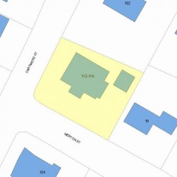 112 Grasmere St, Newton, MA 02458 plot plan