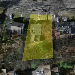 15 Roosevelt Rd, Newton, MA 02459 aerial view