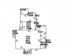 206 Church St, Newton, MA 02458 floor plan