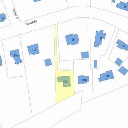 102 Homer St, Newton, MA 02459 plot plan