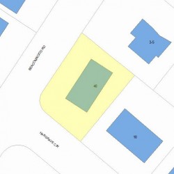 40 Beaconwood Rd, Newton, MA 02461 plot plan