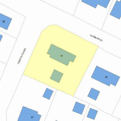 44 Lombard St, Newton, MA 02458 plot plan