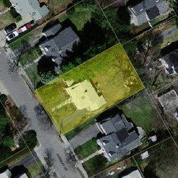 17 Fairway Dr, Newton, MA 02465 aerial view