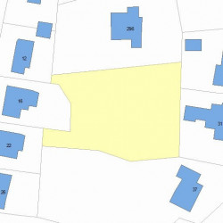292 Ward St, Newton, MA 02459 plot plan