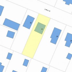 28 Orris St, Newton, MA 02466 plot plan