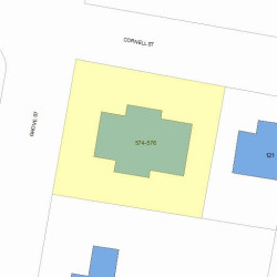 576 Grove St, Newton, MA 02462 plot plan