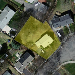 45 Albert Rd, Newton, MA 02466 aerial view