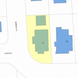 38 Newbury St, Newton, MA 02459 plot plan