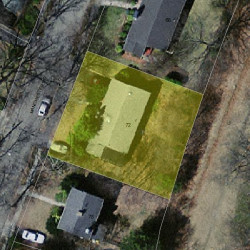 72 Manchester Rd, Newton, MA 02461 aerial view