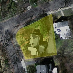 4 Tamworth Rd, Newton, MA 02468 aerial view