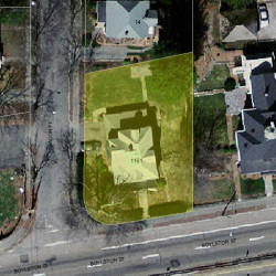 1161 Boylston St, Newton, MA 02464 aerial view