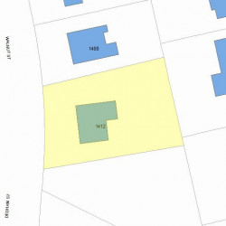 1412 Walnut St, Newton, MA 02461 plot plan