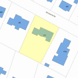 299 Woodland Rd, Newton, MA 02466 plot plan