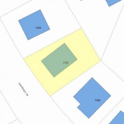 1156 Chestnut St, Newton, MA 02465 plot plan