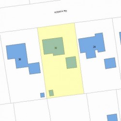 30 Kodaya Rd, Newton, MA 02468 plot plan
