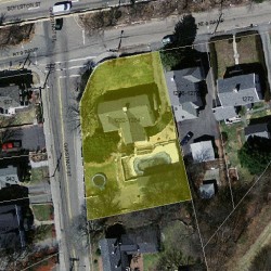 1282 Boylston St, Newton, MA 02464 aerial view