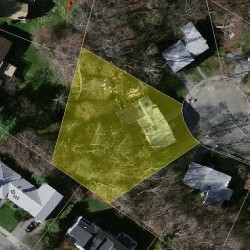 38 Cottonwood Rd, Newton, MA 02459 aerial view