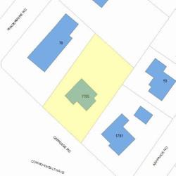 1785 Commonwealth Ave, Newton, MA 02466 plot plan