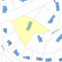 41 Varick Hill Rd, Newton, MA 02468 plot plan
