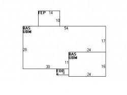 229 Dedham St, Newton, MA 02461 floor plan