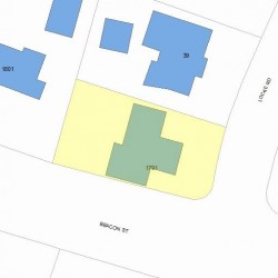 1791 Beacon St, Newton, MA 02468 plot plan