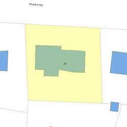 20 Truman Rd, Newton, MA 02459 plot plan