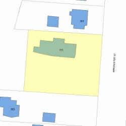 155 Winchester St, Newton, MA 02461 plot plan