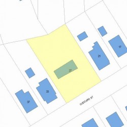 27 Goddard St, Newton, MA 02461 plot plan