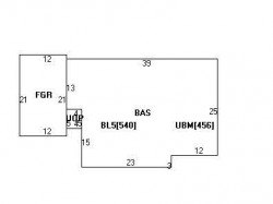 16 Kensington Ave, Newton, MA 02465 floor plan