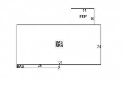 343 Parker St, Newton, MA 02459 floor plan