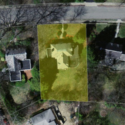 54 Brush Hill Rd, Newton, MA 02461 aerial view