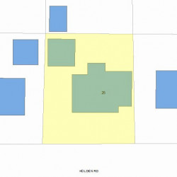 25 Holden Rd, Newton, MA 02465 plot plan