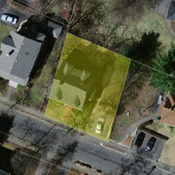 47 Page Rd, Newton, MA 02460 aerial view