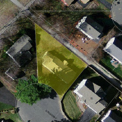 7 Avery Path, Newton, MA 02459 aerial view