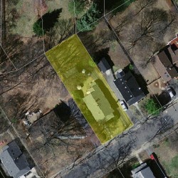 21 Goddard St, Newton, MA 02461 aerial view