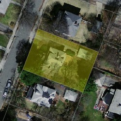 12 Bradford Rd, Newton, MA 02461 aerial view