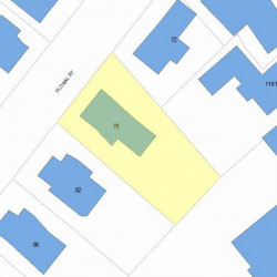 78 Floral St, Newton, MA 02461 plot plan