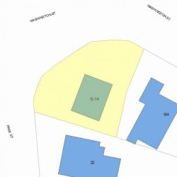 12 Park St, Newton, MA 02458 plot plan