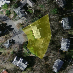 30 Bartlett Ter, Newton, MA 02459 aerial view