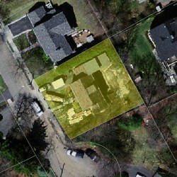 36 Westfield Rd, Newton, MA 02465 aerial view